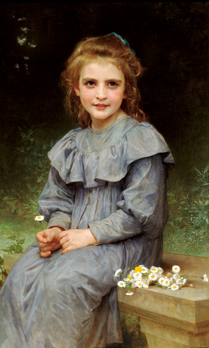  阿道夫·布格罗 Adolphe Bouguereau —— 雏菊